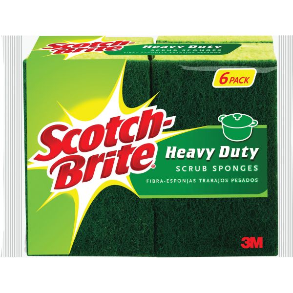 MMM426CT Scotch-Brite -Brite Heavy-Duty Scrub Sponges