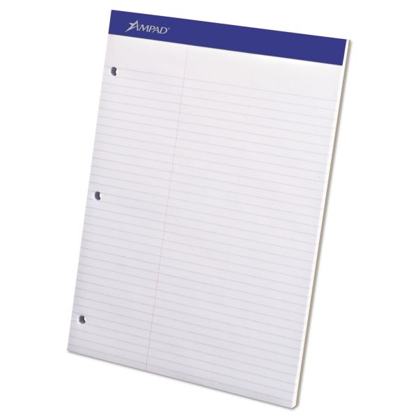 Ampad Dual LetterSize White Legal Pad