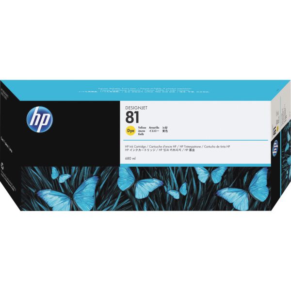 HEWC4933A HP 81 (C4933A) Yellow Original Ink Cartridge