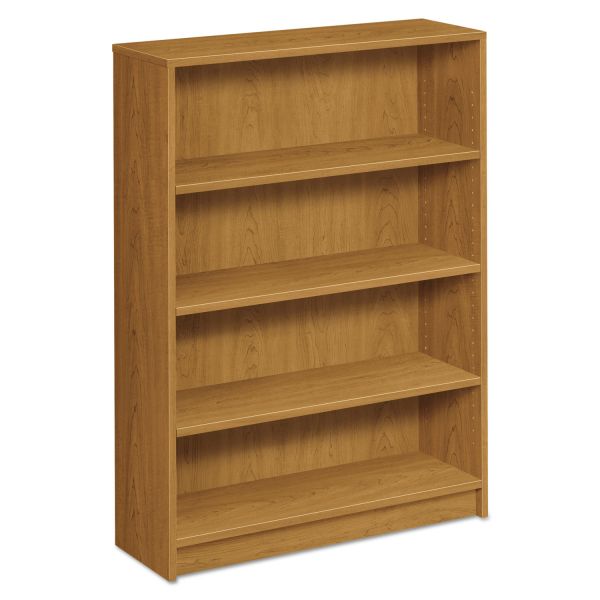 HON1874C HON 1870 Series Bookcase, Four Shelf, 36w x 11 1/2d x 48 3/4h, Harvest