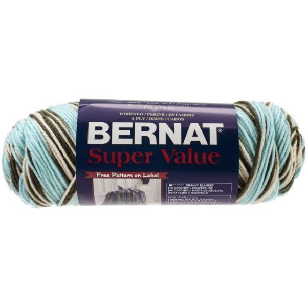 NOTM324870 Bernat Super Value Yarn - Sea Taupe