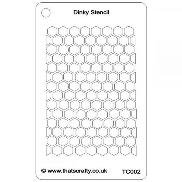 NOTM369674 That's Crafty Dinky Stencil 3"X4.75"