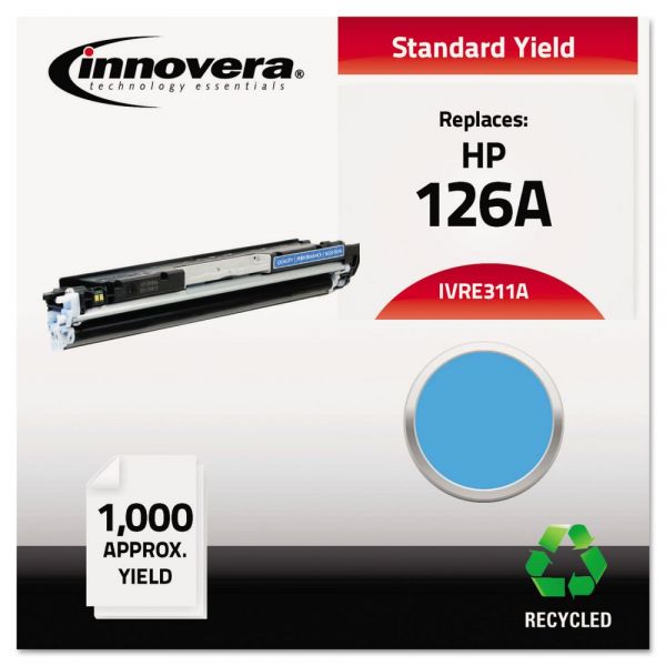 IVRE311A Innovera Remanufactured CE311A (126A) Toner, Cyan