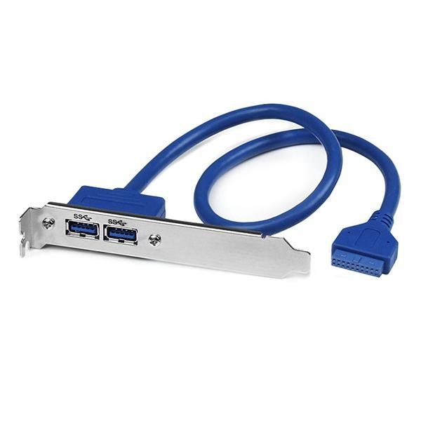 SYNX3109059 StarTech.com 2 Port USB 3.0 A Female Slot Plate Adapter