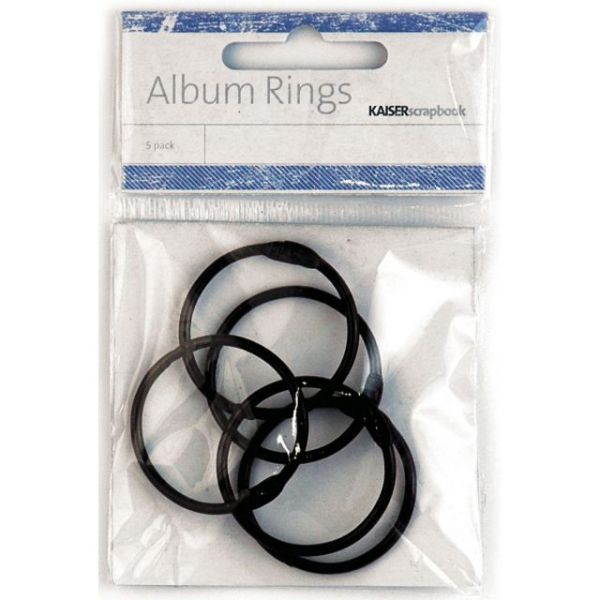 NOTM388087 Album Rings Split Metal Medium 1.38" (3.5cm) 5/Pkg