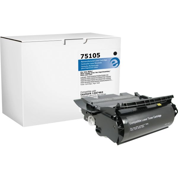 ELI75105 Elite Image Remanufactured Toner Cartridge - Alternative for Lexmark (12A7462)