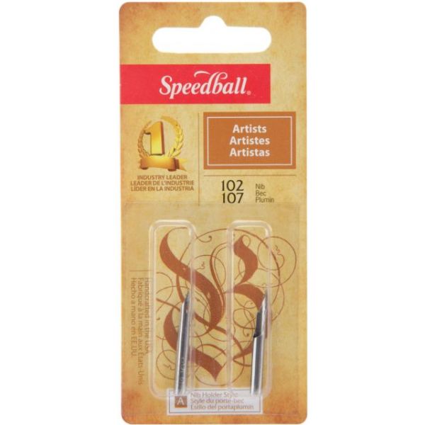 NOTM132180 Speedball Calligraphy Pen Nibs 2/Pkg