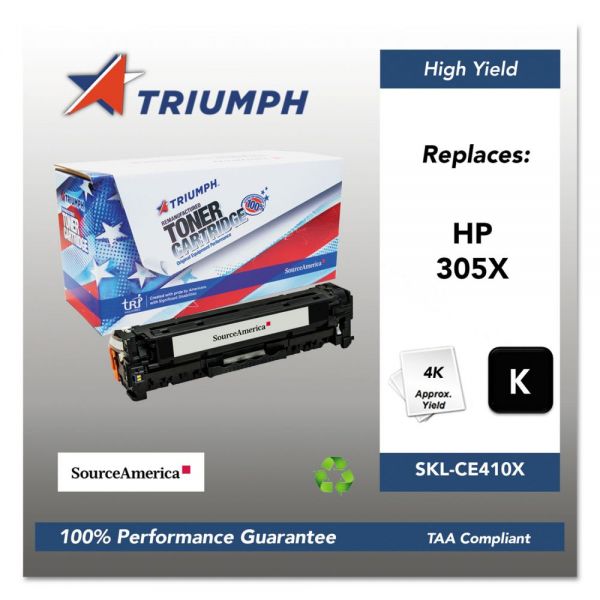 SKLCE410X Triumph 751000NSH1284 Remanufactured CE410X (305X) High-Yield Toner, Black