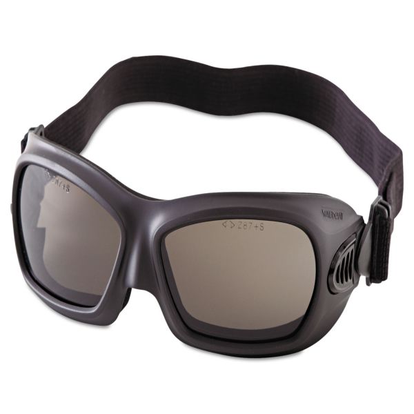 JAK20526 Jackson Safety* V80 WildCat Safety Goggles, Black Frame, Smoke Lens