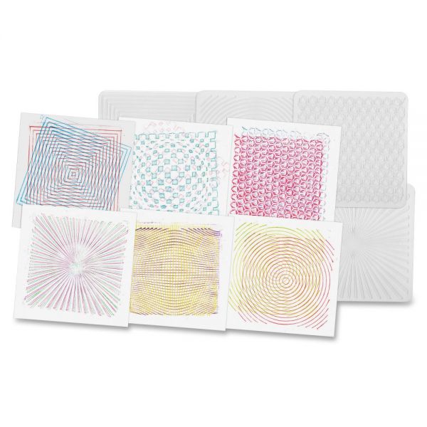 RYLR5841 Roylco Optical Illusion Rubbing Plates