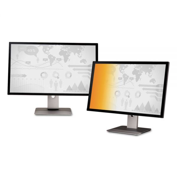 MMMGF220W1B 3M Frameless Gold LCD Privacy Filter for 22" Widescreen Monitor, 16:10