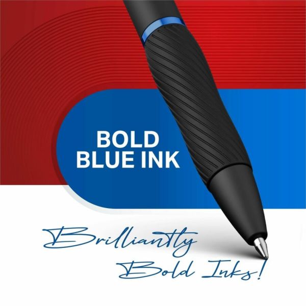 Sharpie S-Gel Fine Point Gel Pens (0.5mm) - Blue Ink, Pack Of 12, Comfort Grip