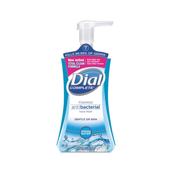 DIA05401 Dial Antibacterial Foaming Hand Wash, Spring Water, 7.5oz