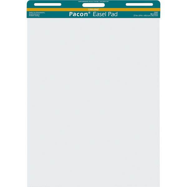 PAC3385 Pacon Unruled Easel Pads