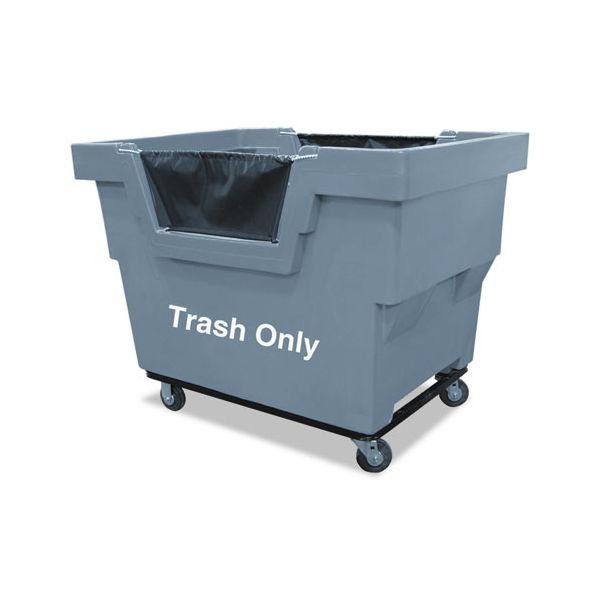 RBTR23GRXTM4UN Royal Basket Trucks Mail Truck, Trash Only, 31 3/4 x 48 x 37, 1,000 lbs. Capacity, Gray