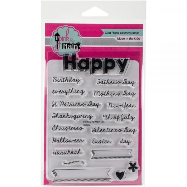 NOTM344650 Pink & Main Clear Stamps 4"X6"