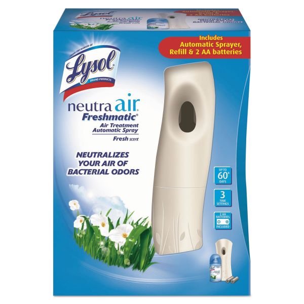 RAC79830 LYSOL NEUTRA AIR FRESHMATIC Starter Kit, Fresh Scent 6.17 oz