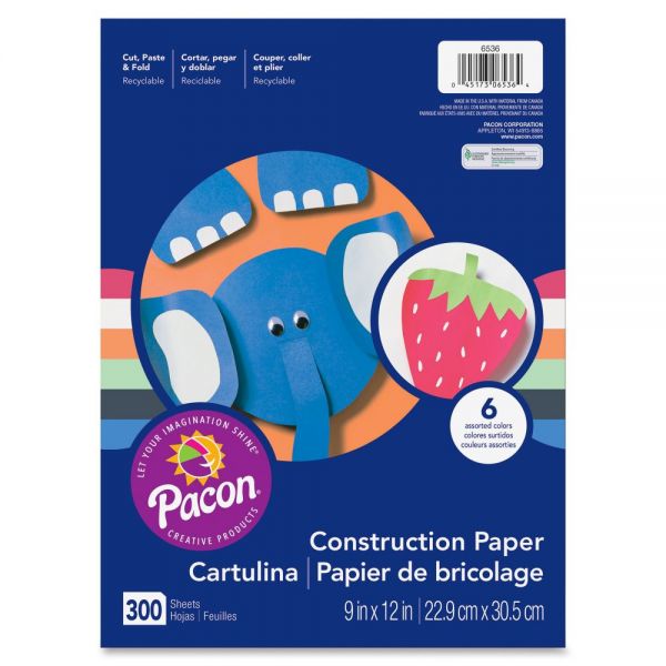 PAC6536 Pacon Lightweight Construction Paper