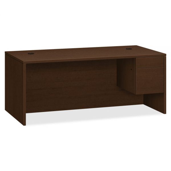 HON10585RMOMO HON 10500 Series Right Pedestal Desk | 1 Box / 1 File Drawer | 72"W