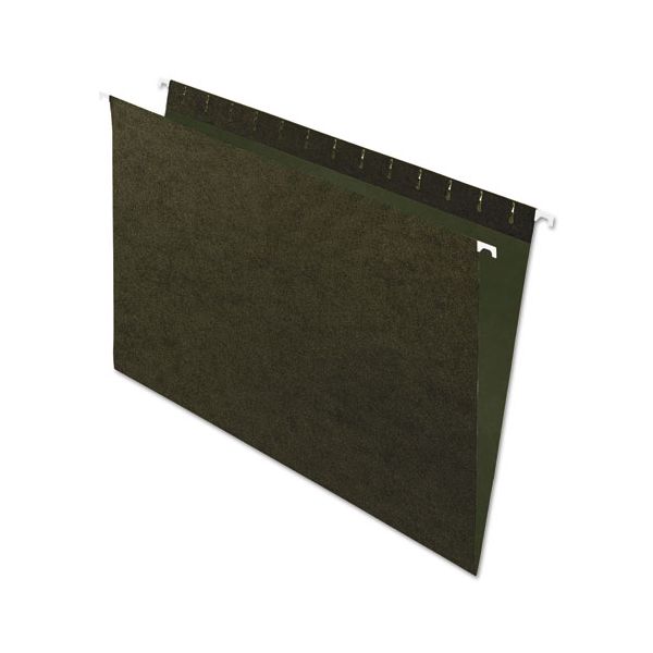 PFX81620 Pendaflex Standard Green Hanging Folders, Untabbed, Legal, 25/Box