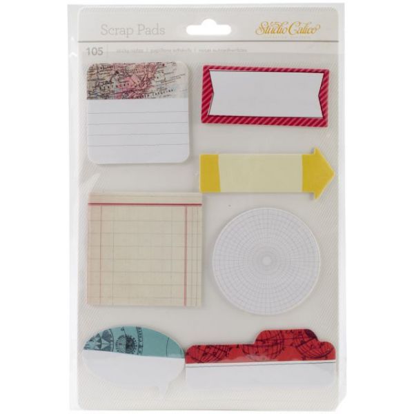 NOTM369545 Wanderlust Scrap Pads Sticky Notes