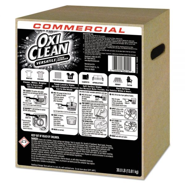 CDC3320084012 OxiClean Stain Remover, Regular Scent, 30 lb Box