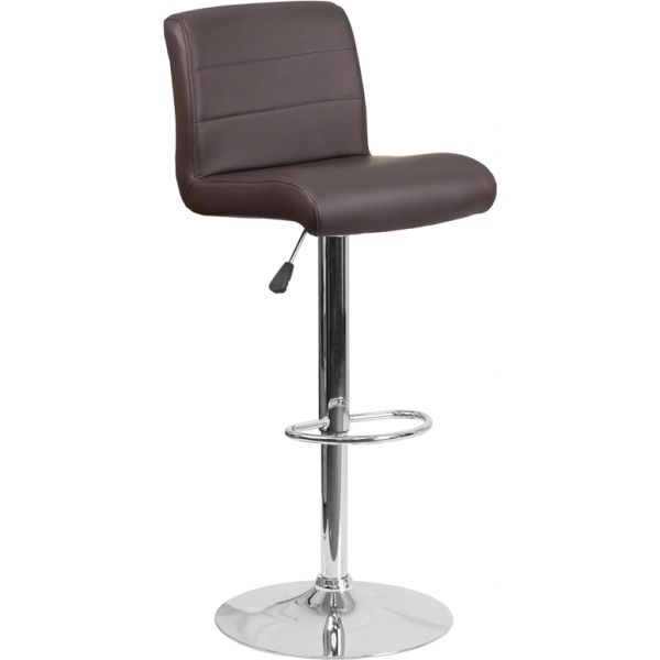 FHFDS8101BBRNGG Flash Furniture Contemporary Barstool