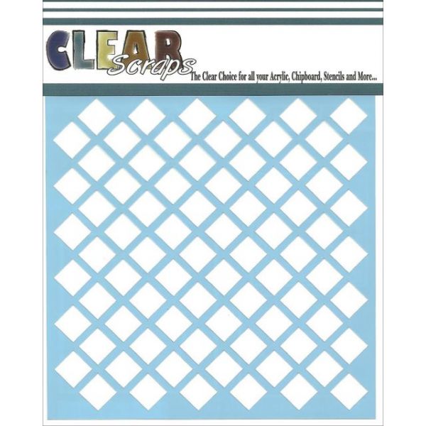NOTM348591 Clear Scraps Stencils 6"X6"