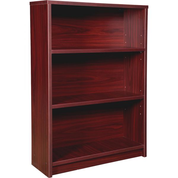 LLR79049 Lorell Prominence 79000 Series 3-Shelf Laminate Bookcase