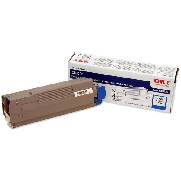 OKI43487735 Oki 43487735 Cyan Toner Cartridge