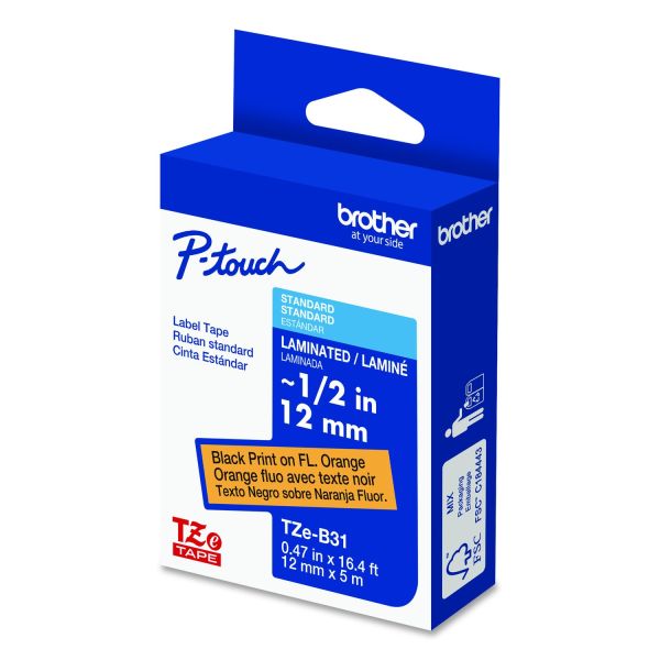 Brother P-touch TZeテープセット　各種 Brother P-Touch TZe Laminated Removable Label Tapes, 0.47