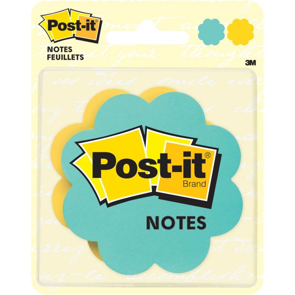 MMM7350DSY Post-it Super Sticky Daisy Adhesive Notes