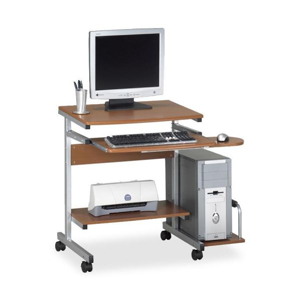MLN946MEC Tiffany Industries Portrait Mobile PC Workstation, 36-1/2w x 28-1/2d x 30h, Med Cherry Laminate Top
