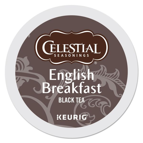 GMT14731 Celestial Seasonings English Breakfast Black Tea K-Cups, 24/Box