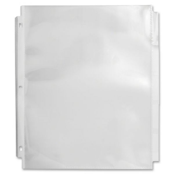 SPR74160 Sparco Top Loading Sheet Protectors with Index Tabs