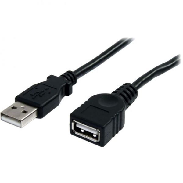 SYNX2746214 StarTech.com 3 ft Black USB 2.0 Extension Cable A to A - M/F