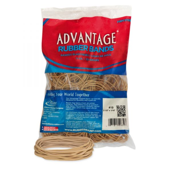 ALL06197 Alliance Rubber 06197 Advantage Rubber Bands - Size #19