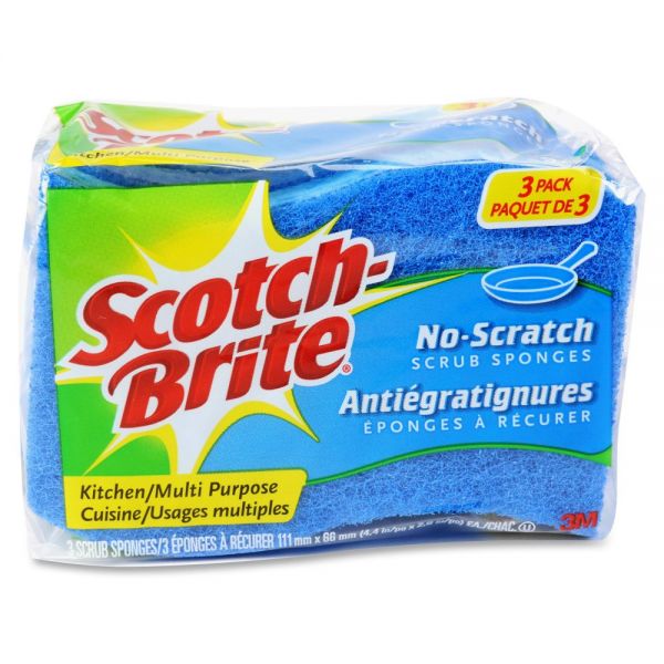 MMMMP3CT Scotch-Brite -Brite No Scratch Scrub Sponges