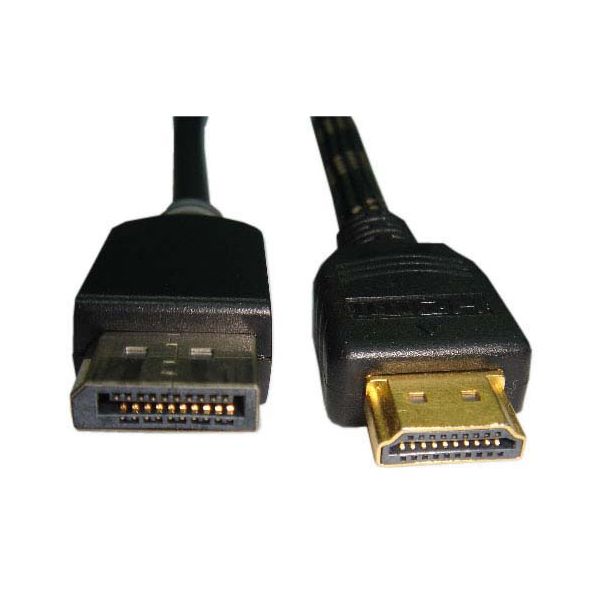 SYNX3814278 Unirise 15ft Displayport Male to HDMI Male Cable