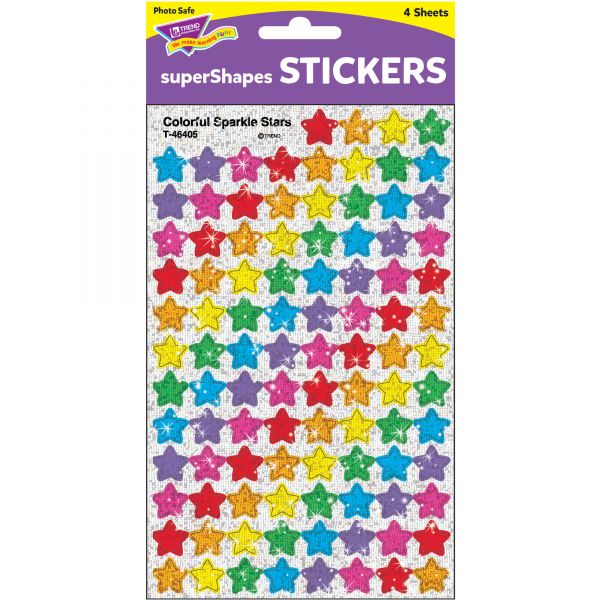 TEP46405 Trend Sparkle Colorful Stars superShapes Stickers