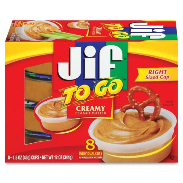 FOL24136 Jif Folgers To Go Creamy Peanut Butter Cups
