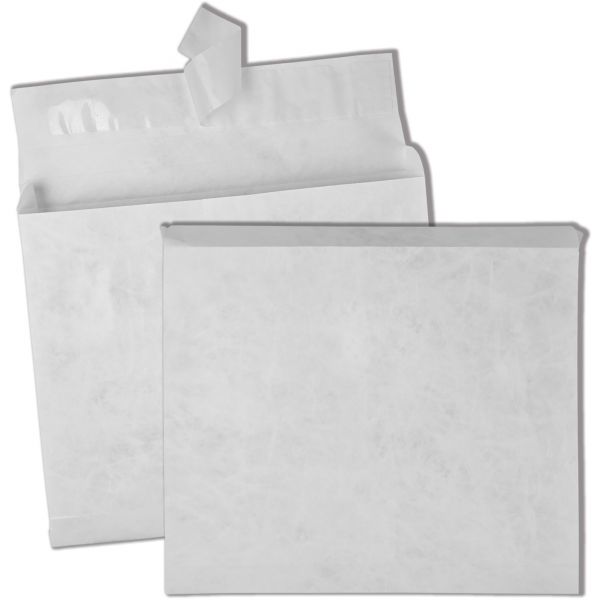 QUAR4610 Survivor Tyvek Booklet Expansion Mailer, 10 x 13 x 2, White, 100/Carton
