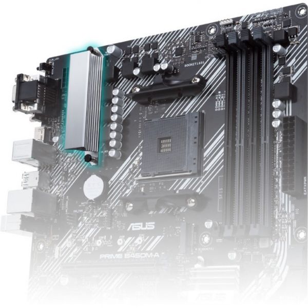 Asus Prime B450M-A II Desktop Motherboard - AMD B450 Chipset
