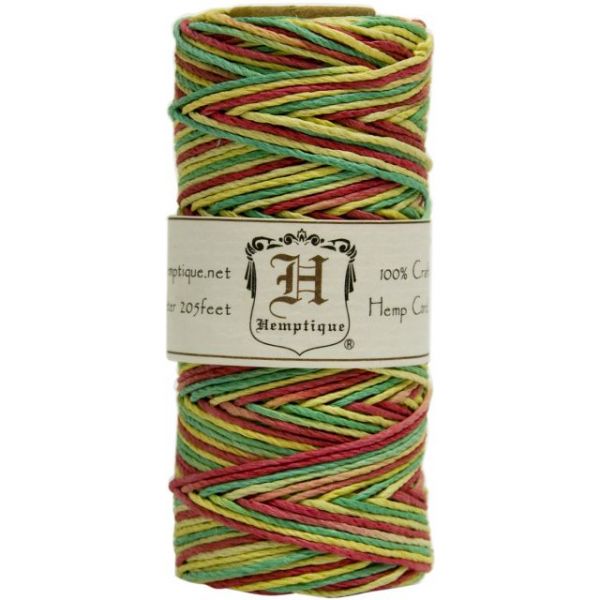 NOTM499894 Hemp Variegated Cord Spool 20lb 205'