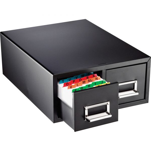 MMF263F4616DBLA SteelMaster Drawer Card Cabinet Holds 3,000 4 x 6 cards, 14 1/2 x 16 x 6 1/4