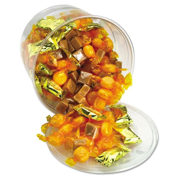 OFX00015 Office Snax Creamy & Smooth Delights Candy, Butter Flavor, 2 lb Resealable Plastic Tub