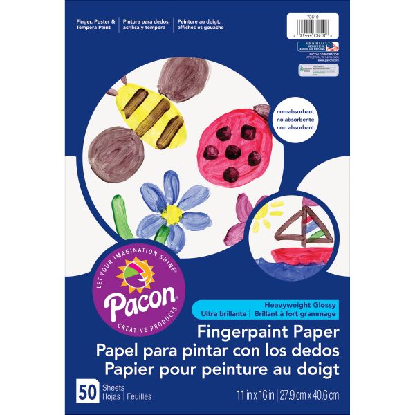 PAC73610 Spectra Fingerpaint Art Paper
