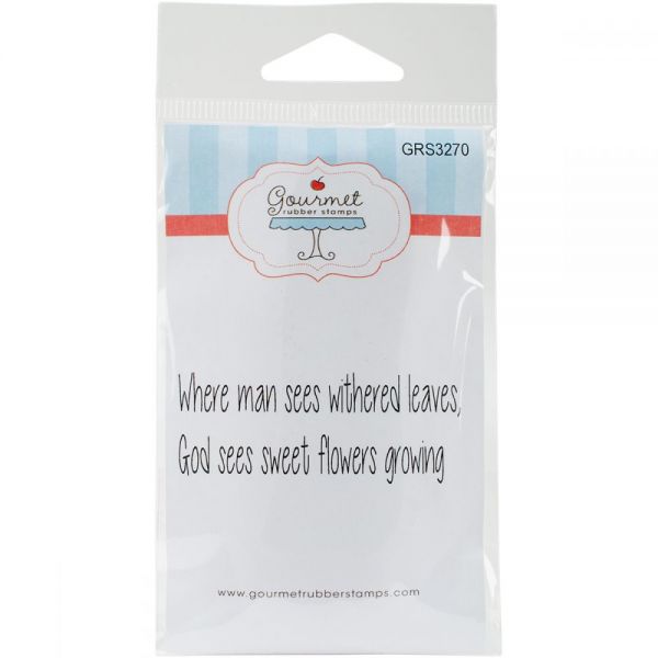 NOTM313371 Gourmet Rubber Stamps Cling Stamps 2.75"X4.75"