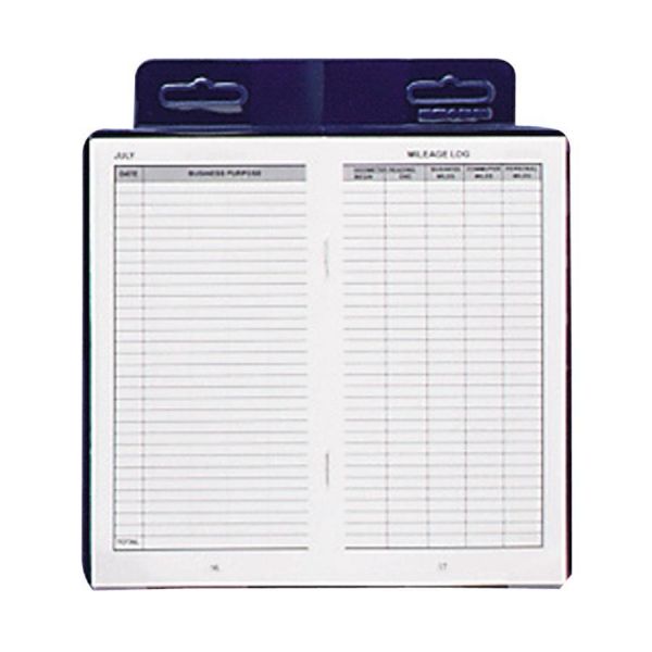 DOM771 Dome Deluxe Auto Mileage Log Book