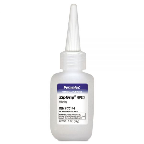 DVC70144 Permatex Perma-Tex Zip Grip Cyanoacrylate Adhesive, 14GM